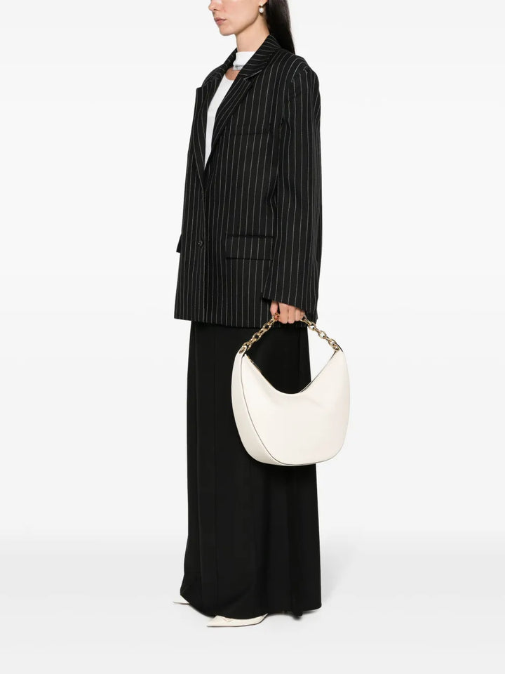 Valentino Garavani Vlogo Signature Leather Shoulder Bag — Same as shown — Size One Size — Side View