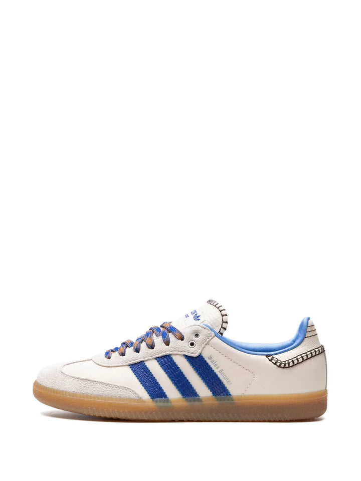 adidas X Wales Bonner Samba Wonder Clay Royal Blue Sneakers — White/Royal Blue — Size US M 6 - US W 7.5 — Back View