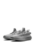 adidas Yeezy Boost 350 V2 Steel Grey Sneakers — Grey — Size US M 5.5 - US W 7 — Side View