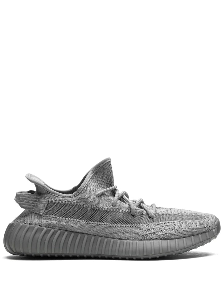 adidas Yeezy Boost 350 V2 Steel Grey Sneakers — Grey — Size US M 5.5 - US W 7 — Front View