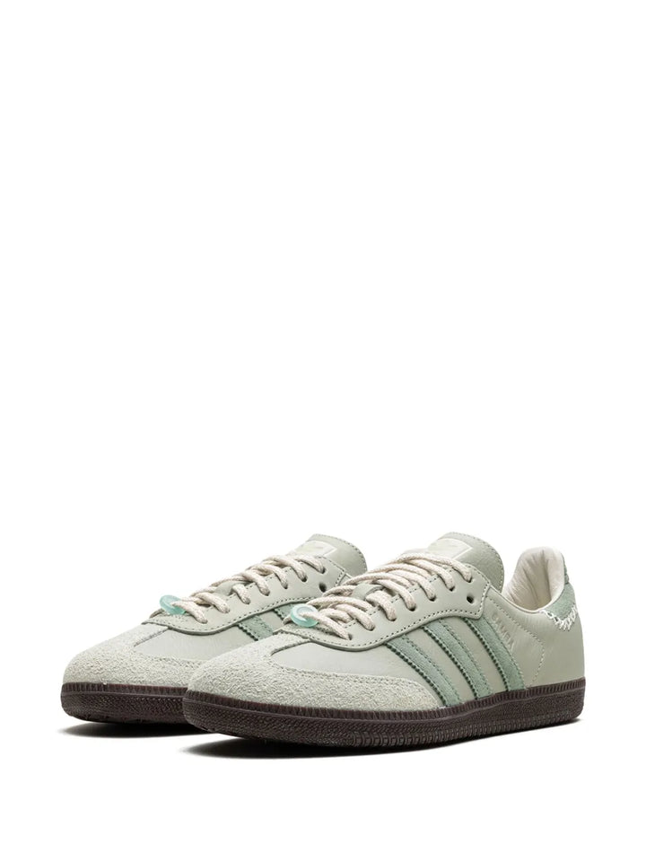adidas Samba Og Maha Half Green Sneakers — Green — Size US M 11 - US W 12.5 — Side View