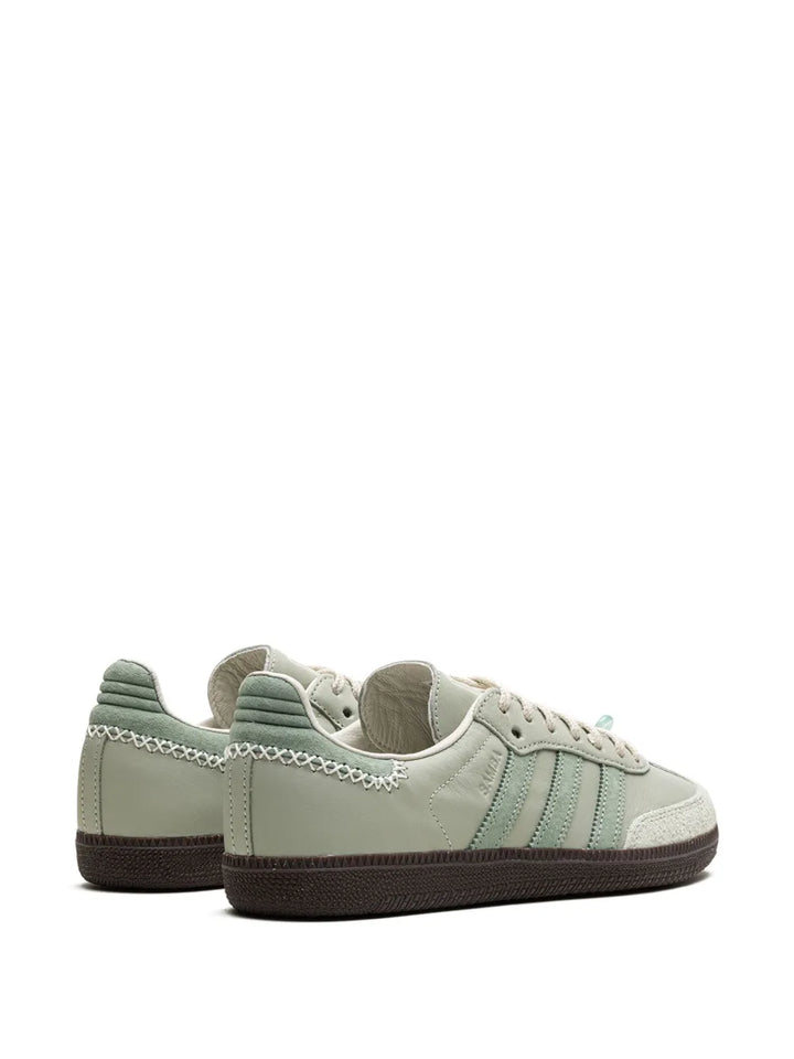 adidas Samba Og Maha Half Green Sneakers — Green — Size US M 11 - US W 12.5 — Back View