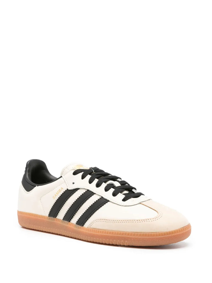 adidas Samba Og Leather Sneakers — White/Black — Size US M 11 - US W 12.5 — Side View
