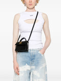Off White Baby Jitney Leather Shoulder Bag — Same as shown — Size One Size — Side View