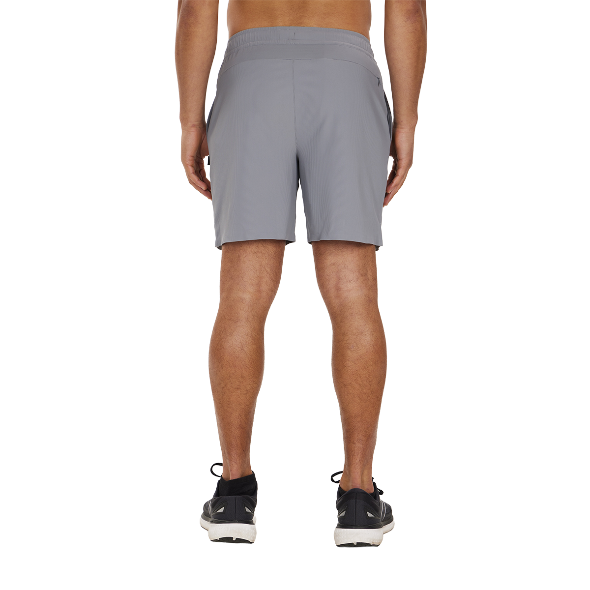 Alwrld ALTRN 7" Rib Short — Stone Grey — Size Small — Side View