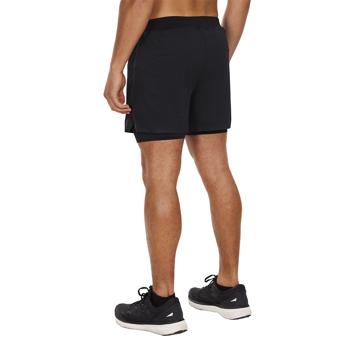 Alwrld ALRN Mesh N.B.P 5" Run Short — Black — Size Medium — Back View