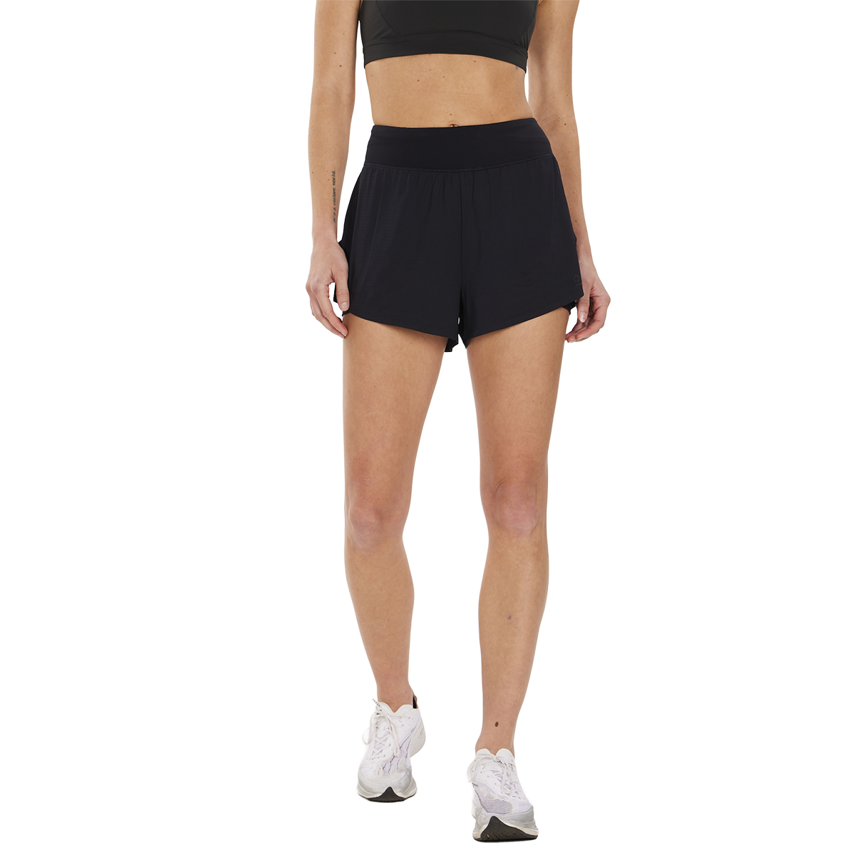 Alwrld ALRN N.B.P Mesh Short — Black — Size Small — Front View