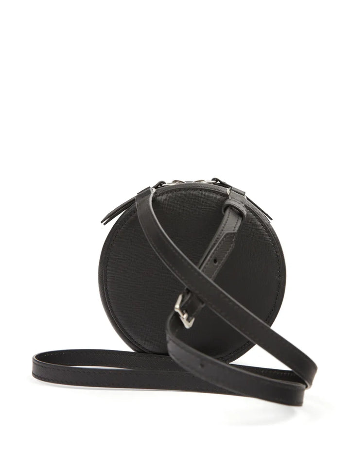 Maison Margiela Micro Circle Leather Shoulder Bag — Same as shown — Size One Size — Top View