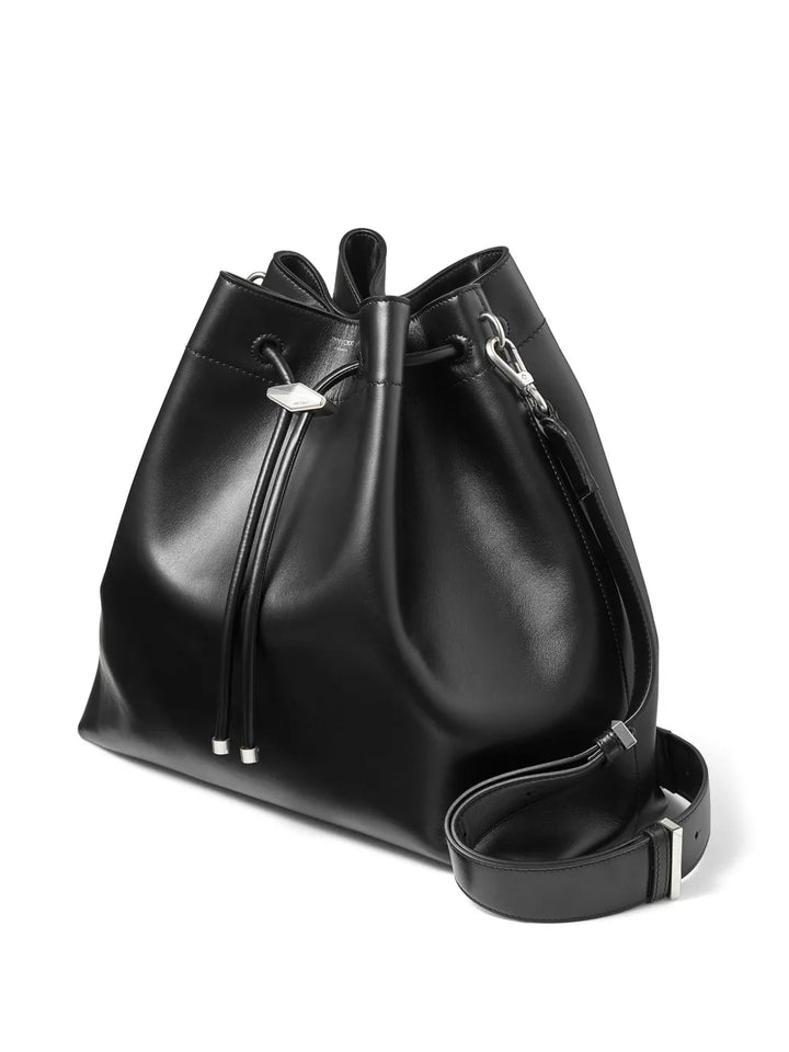 Jimmy Choo Cinch L Leather Bucket Bag — Same as shown — Size One Size — Back View