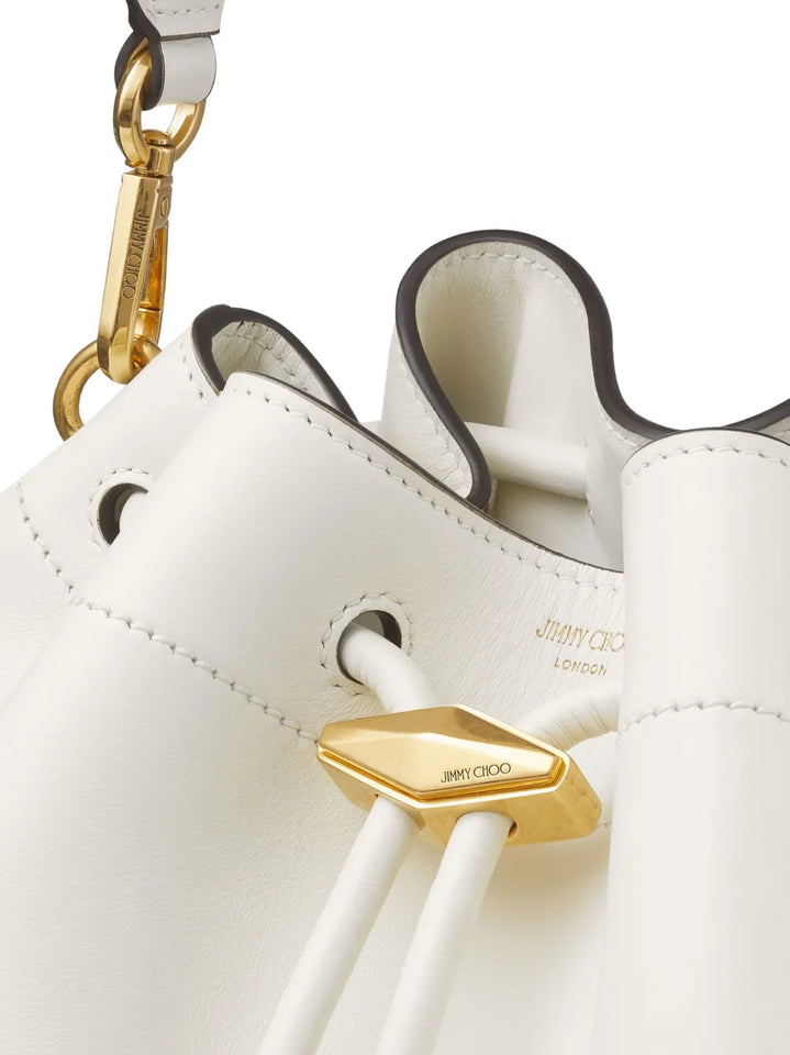 Jimmy Choo Cinch M Leather Bucket Bag — Same as shown — Size One Size — Top View