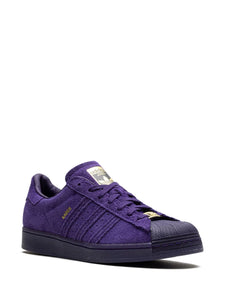 adidas X Kader Superstar Adv Sylla Dark Purple Sneakers — Purple — Size US M 5 - US W 6.5 — Detail View