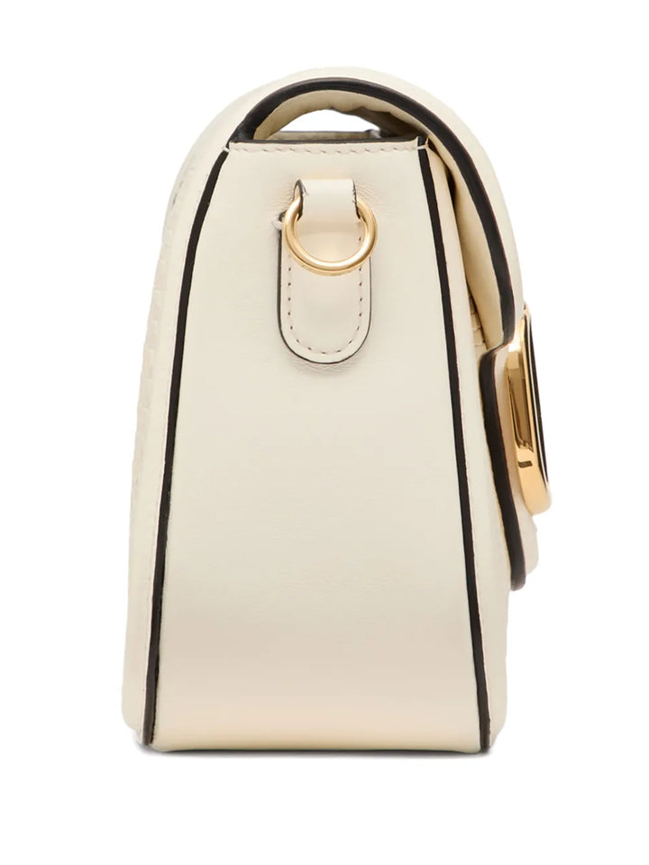 Valentino Garavani Alltime Woven Leather Shoulder Bag — Same as shown — Size One Size — Detail View