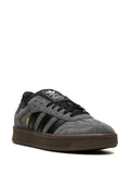 adidas Samba Xlg Lace-Up Sneakers — Black/Grey — Size US M 9 - US W 10.5 — Side View