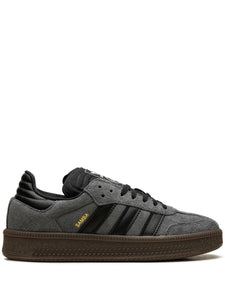 adidas Samba Xlg Lace-Up Sneakers — Black/Grey — Size US M 9 - US W 10.5 — Front View
