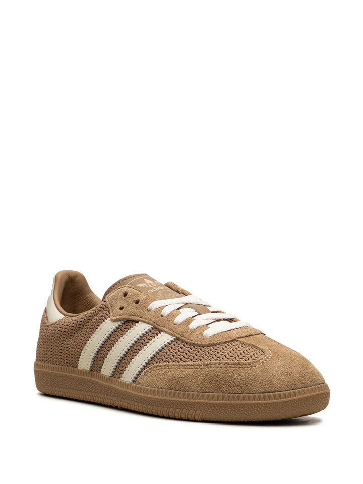 adidas Samba Og Lace-Up Sneakers — S/ Brown — Size US M 11 - US W 12.5 — Side View