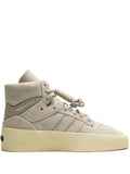 adidas X Fear Of God Athletics 86 Hi Sesame Sneakers — Taupe Grey — Size US M 4 - US W 5.5 — Front View