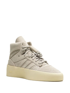 adidas X Fear Of God Athletics 86 Hi Sesame Sneakers — Taupe Grey — Size US M 4 - US W 5.5 — Detail View