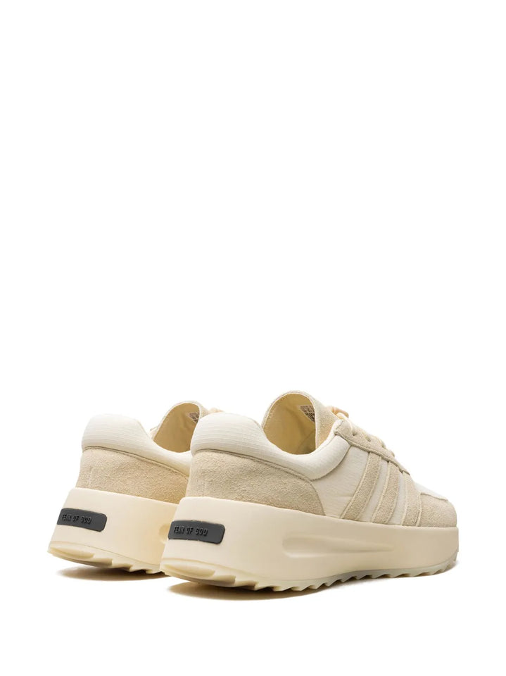 adidas Los Angeles Runner Yellow Sneakers — Light Beige — Size US M 10 - US W 11.5 — Back View