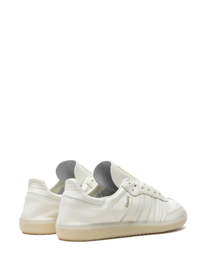 adidas Samba Decon Lace-Up Sneakers — White — Size US M 8.5 - US W 10 — Back View