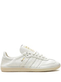 adidas Samba Decon Lace-Up Sneakers — White — Size US M 8.5 - US W 10 — Front View