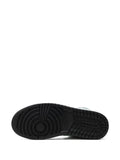 Air Jordan 1 Mid Green Glow Sneakers — White/Black/Green — Size US M 11.5 - US W 13 — Top View