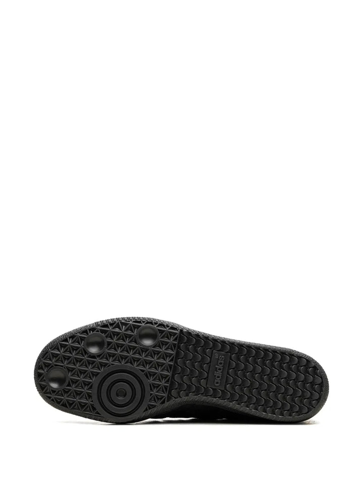 adidas Samba Decon Leather Sneakers — Black — Size US M 8.5 - US W 10 — Top View