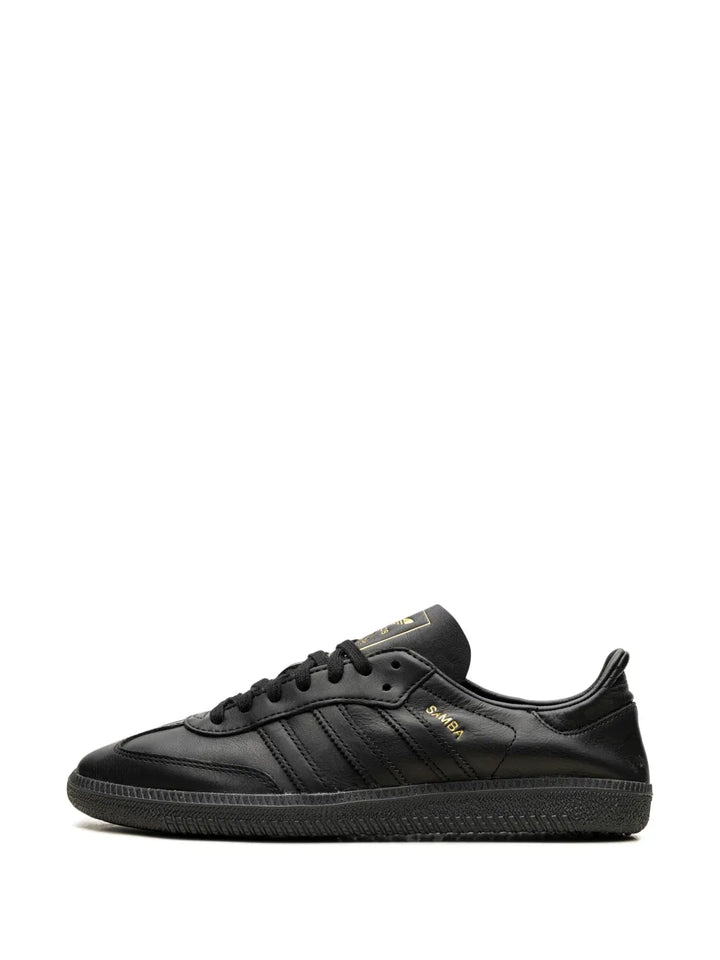 adidas Samba Decon Leather Sneakers — Black — Size US M 8.5 - US W 10 — Detail View