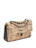 Chanel Pre Owned 2016 Newspaper Double Flap Shoulder Bag — Same as shown — Size One Size — Back View