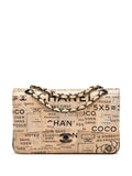 Chanel Pre Owned 2016 Newspaper Double Flap Shoulder Bag — Same as shown — Size One Size — Front View