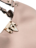 Valentino Garavani Rockstud Leather Shoulder Bag — Same as shown — Size One Size — Top View