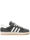 adidas Campus 2.0 Korn Suede Sneakers — Ash Grey/Off-White — Size US M 10.5 - US W 12 — Front View