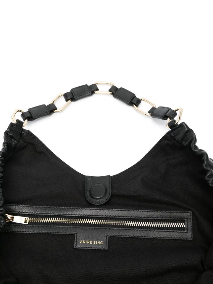 Anine Bing Medium Kate Leather Tote Bag — Same as shown — Size One Size — Detail View