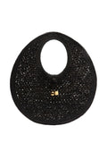 Jacquemus Le Rond Spiaggia Raffia Shoulder Bag — Same as shown — Size One Size — Front View