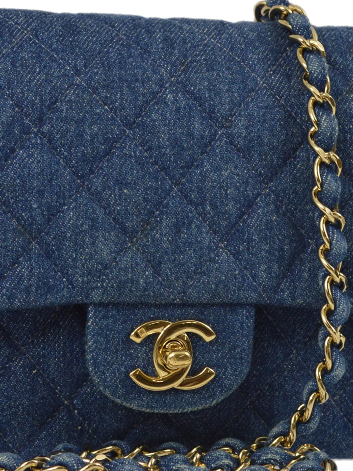 Chanel Pre Owned 1998 Medium Double Flap Shoulder Bag — Same as shown — Size One Size — Back View
