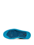Air Jordan 1 High Zoom Air Cmft 2 Dark Powder Blue Sneakers — White/Light Blue — Size US M 8.5 - US W 10 — Top View