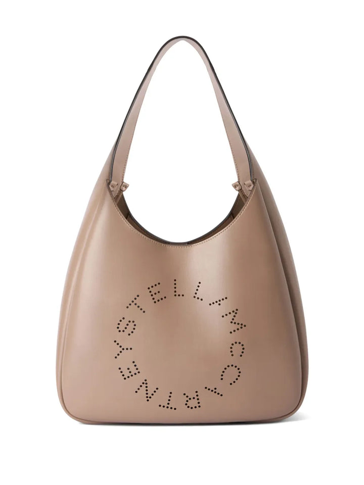 Stella Mccartney Logo Slouchy Shoulder Bag — Same as shown — Size One Size — Front View