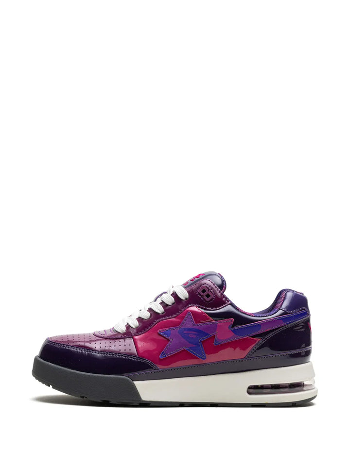 A Bathing Ape?Roadsta #1 Purple Sneakers — Purple — Size US M 3.5 - US W 5 — Detail View
