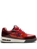 A Bathing Ape?Roadsta #1 Red Sneakers — Red — Size US M 3.5 - US W 5 — Front View