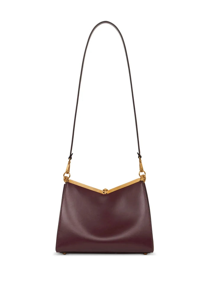 Etro Medium Vela Leather Shoulder Bag — Same as shown — Size One Size — Back View