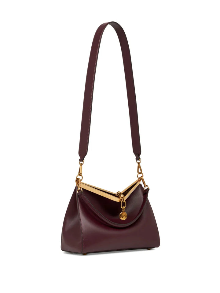 Etro Medium Vela Leather Shoulder Bag — Same as shown — Size One Size — Top View