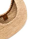 Staud Moon Raffia Tote Bag — Same as shown — Size One Size — Detail View