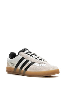 adidas X Bad Bunny Gazelle Indoor Off White Sneakers — Cream White/Black — Size US M 8 - US W 9.5 — Detail View