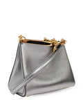 Etro Small Vella Metallic Leather Bag — Same as shown — Size One Size — Top View