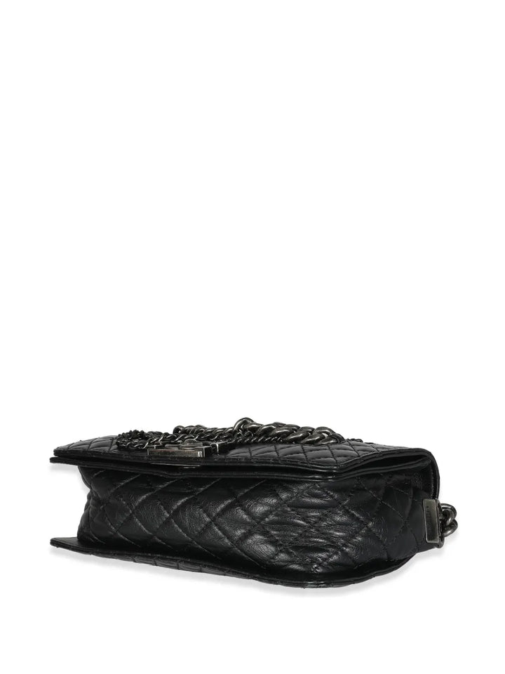 Chanel Pre Owned 2013 2014 Medium Enchained Boy Shoulder Bag — Same as shown — Size One Size — Back View
