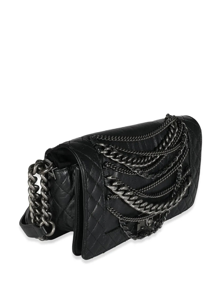 Chanel Pre Owned 2013 2014 Medium Enchained Boy Shoulder Bag — Same as shown — Size One Size — Detail View