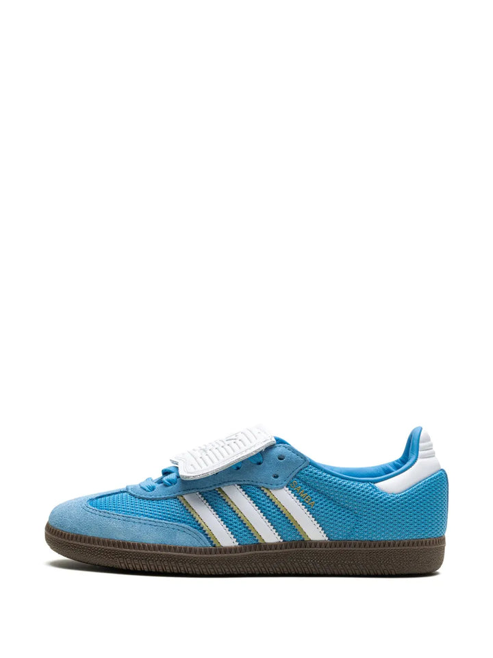 adidas Samba Lt Blue Burst Sneakers — Light Blue — Size US M 10.5 - US W 12 — Detail View