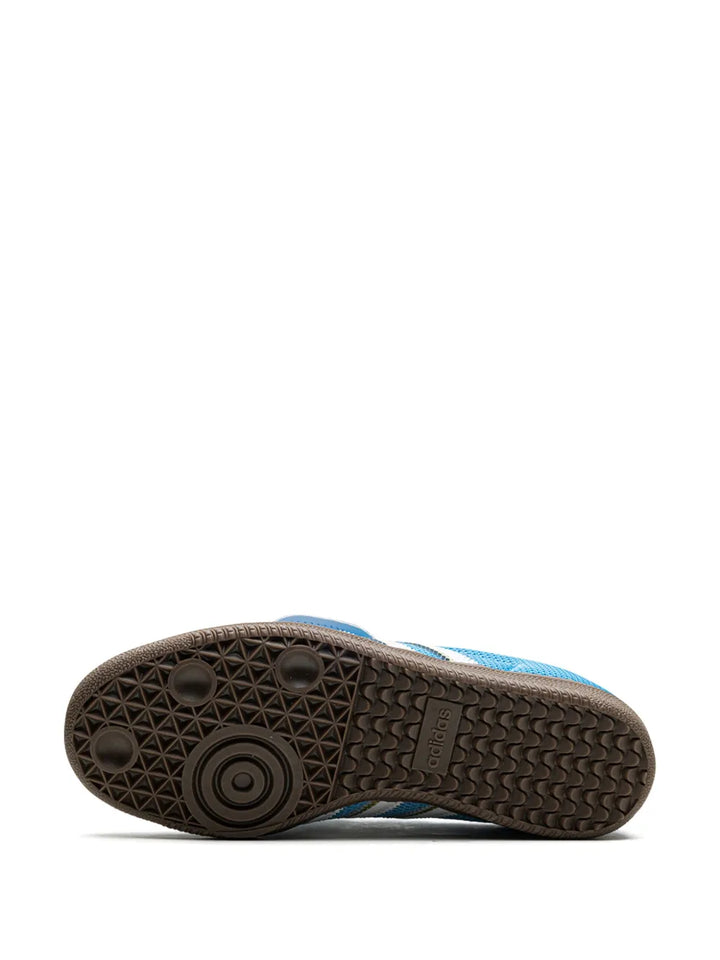 adidas Samba Lt Blue Burst Sneakers — Light Blue — Size US M 10.5 - US W 12 — Top View