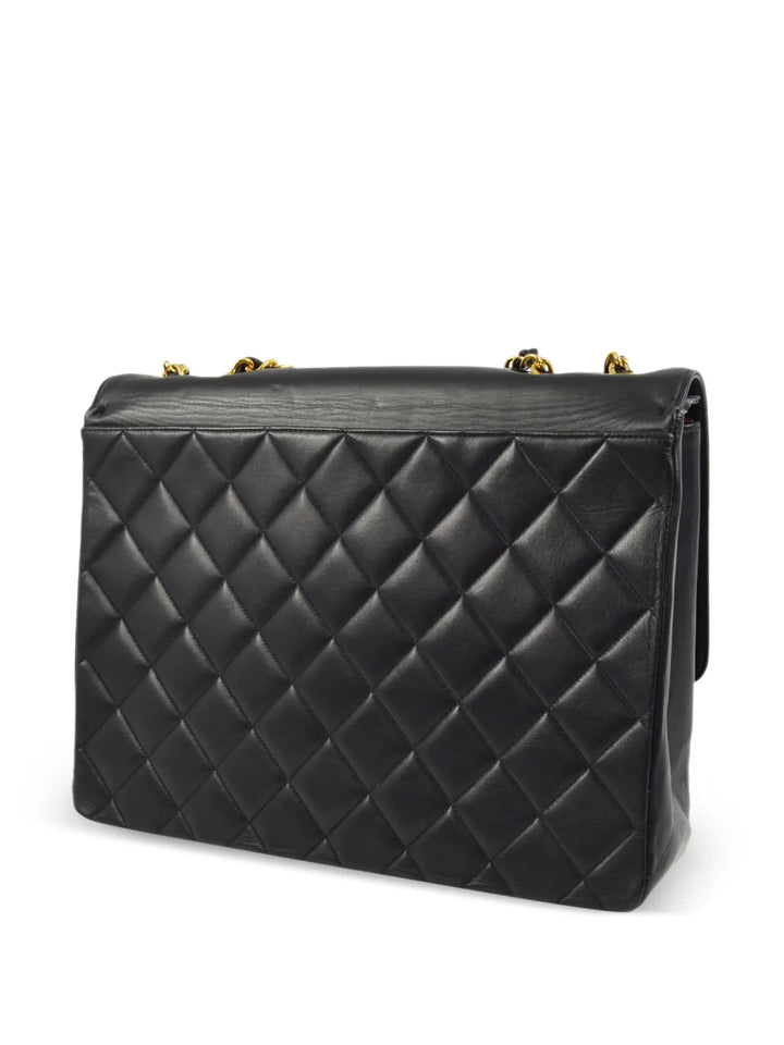 Chanel Pre Owned 1990 2000S Straight Flap Shoulder Bag — Same as shown — Size One Size — Side View