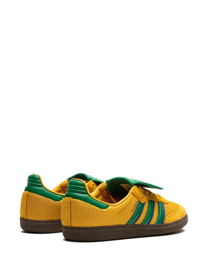 adidas Samba Lt Preloved Yellow Sneakers — Yellow/Green — Size US M 10.5 - US W 12 — Back View
