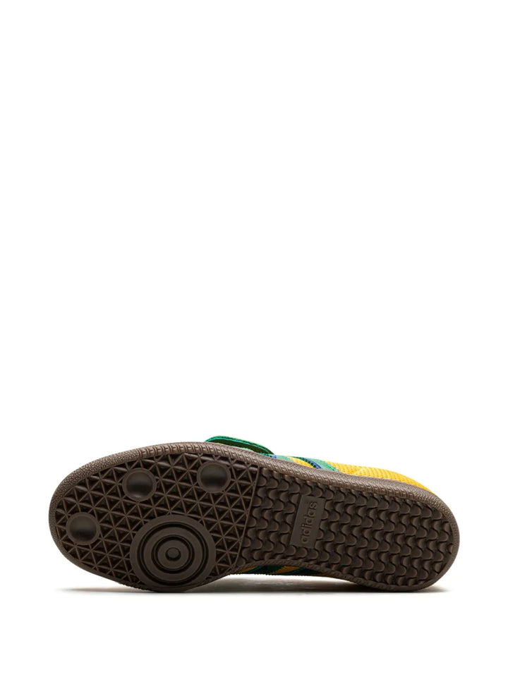 adidas Samba Lt Preloved Yellow Sneakers — Yellow/Green — Size US M 10.5 - US W 12 — Top View